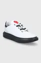 Love Moschino buty skórzane biały