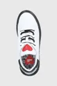λευκό Δερμάτινα παπούτσια Love Moschino