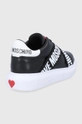 Love Moschino Buty skórzane Cholewka: Materiał tekstylny, Skóra naturalna, Wnętrze: Materiał syntetyczny, Materiał tekstylny, Podeszwa: Materiał syntetyczny