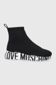 czarny Love Moschino buty Damski