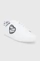 Δερμάτινα παπούτσια Love Moschino λευκό