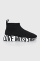 czarny Love Moschino buty Damski