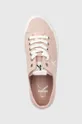 pastelowy różowy Calvin Klein Jeans tenisówki YW0YW00254.TFT
