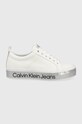 Calvin Klein Jeans tenisi platformă alb YW0YW00491.YAF