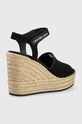 Sandali Calvin Klein Jeans YW0YW00571.BDS črna SS22