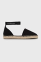 czarny Calvin Klein Jeans espadryle YW0YW00578.BDS Damski