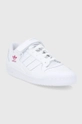 Kožená obuv adidas Originals G58001 biela