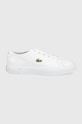 Lacoste buty skórzane GRIPSHOT BL 21 1 741CFA0020.21G Planet friendly biały 741CFA0020.21G