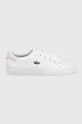 λευκό Δερμάτινα αθλητικά παπούτσια Lacoste Lerond Plus 0722 1 Γυναικεία