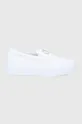 λευκό Δερμάτινα ελαφριά παπούτσια Calvin Klein Γυναικεία