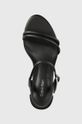 černá Kožené sandály Calvin Klein