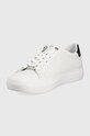 Obuwie Calvin Klein buty skórzane HW0HW00839.0K6 biały