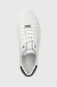 білий Шкіряні черевики Calvin Klein