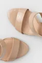béžová Kožené sandále Calvin Klein