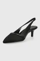 Γόβες παπούτσια Calvin Klein  Πάνω μέρος: Υφαντικό υλικό, Φυσικό δέρμα Εσωτερικό: Συνθετικό ύφασμα, Φυσικό δέρμα Σόλα: Συνθετικό ύφασμα