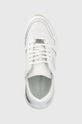 bílá Kožené boty Calvin Klein