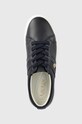 Kožená obuv Lauren Ralph Lauren Janson II tmavomodrá 802849533001.410