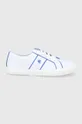 λευκό Δερμάτινα παπούτσια Lauren Ralph Lauren Janson2 Γυναικεία