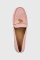 pastelowy różowy Lauren Ralph Lauren mokasyny zamszowe BARNSBURY