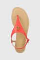 červená Kožené sandály Lauren Ralph Lauren Ellington