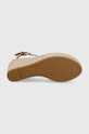 Kožené sandály Lauren Ralph Lauren Hale 802860851001.101 béžová