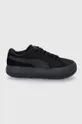 czarny Puma buty Suede Mayu Velvet Wns 385717 Damski