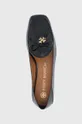 nero Tory Burch mocassini in pelle TORY CHARM LOAFER