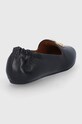 Obuwie Tory Burch Baleriny skórzane Eleanor Loafer 84922.006 czarny
