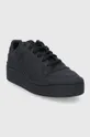 Δερμάτινα παπούτσια adidas Originals Forum Bold μαύρο