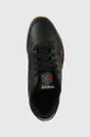 black Reebok Classic leather sneakers GY0961