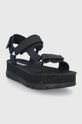 Kožené sandály Camper Oruga Up černá