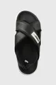 čierna Kožené sandále Puma Mayze Sandal L Wns