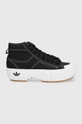 czarny adidas Originals trampki Nizza Damski