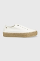 biały Tommy Hilfiger espadryle Damski