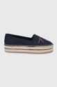 granatowy Tommy Hilfiger espadryle Damski