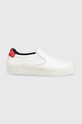 Кожаные кроссовки Tommy Hilfiger Planet friendly белый FW0FW06350.0GY