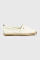 Espadrilky Tommy Hilfiger textilní bílá FW0FW06497.YBI