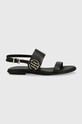 Kožne sandale Tommy Hilfiger ostalo crna FW0FW06230.BDS