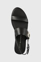 Kožne sandale Tommy Hilfiger crna FW0FW06230.BDS