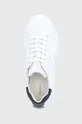 λευκό Δερμάτινα παπούτσια Gant Coastride