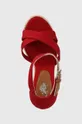 czerwony U.S. Polo Assn. sandały