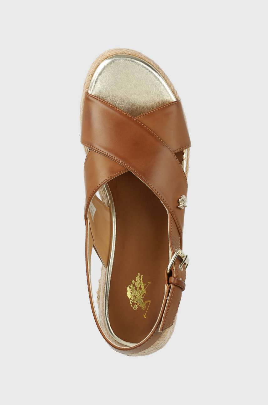 kawowy U.S. Polo Assn. sandały