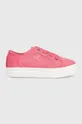 ροζ Πάνινα παπούτσια Gant Leisha Γυναικεία