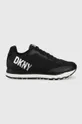 czarny Dkny sneakersy K4129862.005 Damski