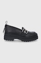 Red Valentino - Mocasini de piele piele negru XQ2S0G89DMH.0NO