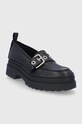Red Valentino - Mocasini de piele XQ2S0G89DMH.0NO negru SS22