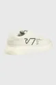 Δερμάτινα αθλητικά παπούτσια Emporio Armani λευκό