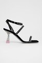 Chiara Ferragni botine din piele intoarsa subțire negru CF2945.001