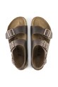 Δερμάτινα σανδάλια Birkenstock Milano 34873 καφέ