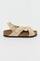 beżowy Birkenstock sandały zamszowe Tulum Damski